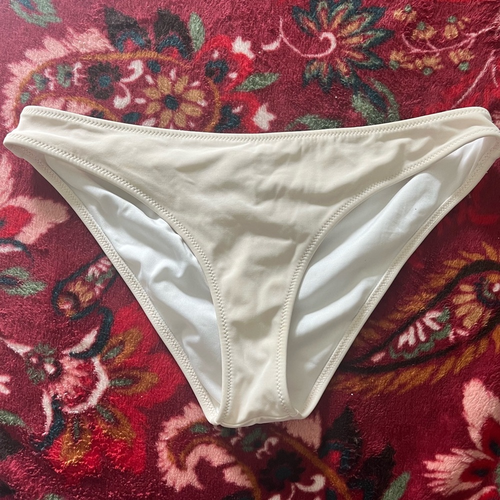Shade & Shore Cream Bikini Bottom